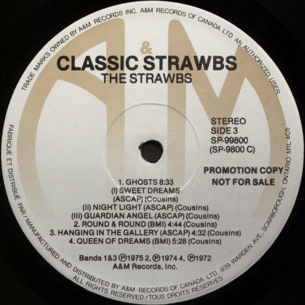 Classic Strawbs reissue side 3